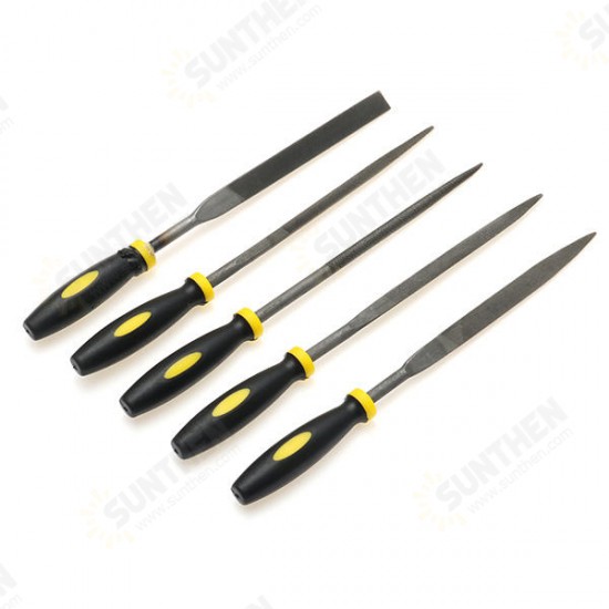 5PCS MC05303 Steel File Set Woodworking Metal Grinding Tool Rasp