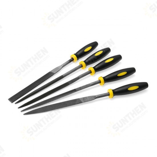 5PCS MC05303 Steel File Set Woodworking Metal Grinding Tool Rasp