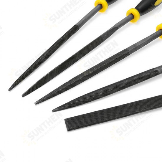 5PCS MC05303 Steel File Set Woodworking Metal Grinding Tool Rasp