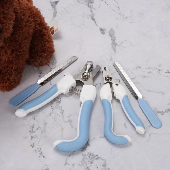 Pet Nail Clippers Cutter for Dogs Cats Birds Claws Scissor Cut with File Animal Cat Nail Clippers Dog Grooming Tools