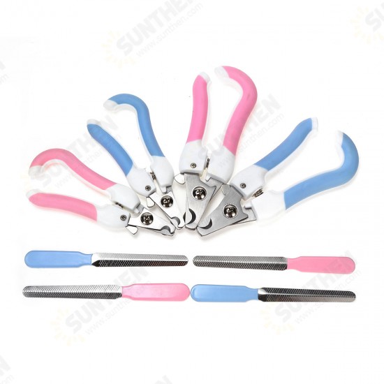 Pet Nail Clippers Cutter for Dogs Cats Birds Claws Scissor Cut with File Animal Cat Nail Clippers Dog Grooming Tools