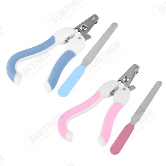 Pet Nail Clippers Cutter for Dogs Cats Birds Claws Scissor Cut with File Animal Cat Nail Clippers Dog Grooming Tools