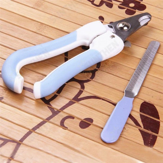 Pet Nail Clippers Cutter for Dogs Cats Birds Claws Scissor Cut with File Animal Cat Nail Clippers Dog Grooming Tools