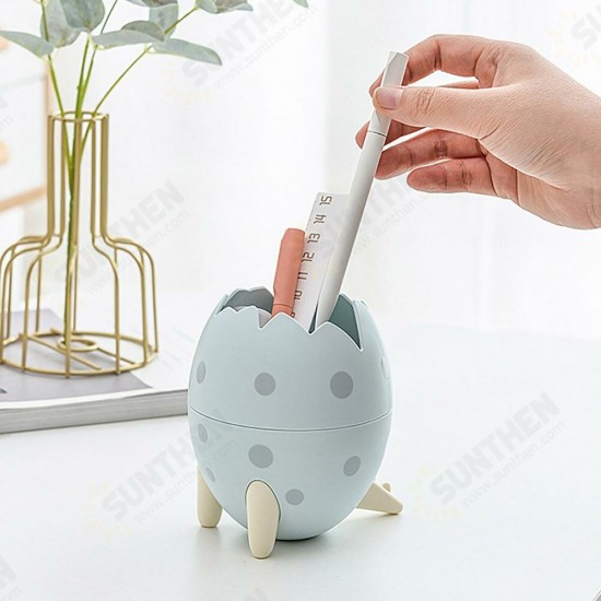 1 Pcs Dinosaur Egg Shape Pen Holder Desktop Storage School Office Desktop Decoration Pen Holder for Kids