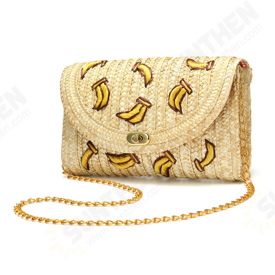 1Pcs Straw Handbag Woven Handbags Single Layer Cute Three-dimensional Girls Bag School Home Supplies