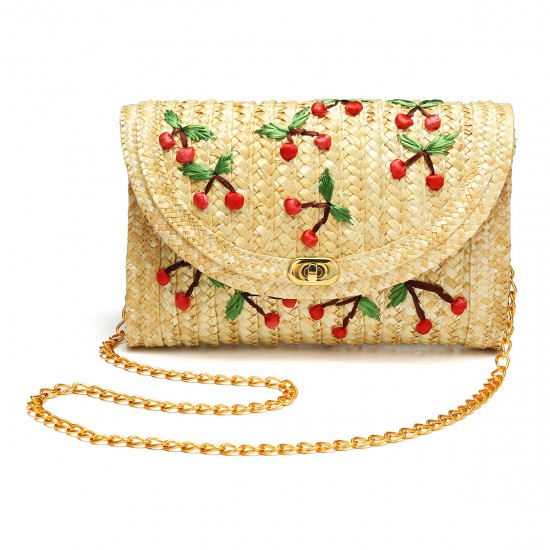 1Pcs Straw Handbag Woven Handbags Single Layer Cute Three-dimensional Girls Bag School Home Supplies