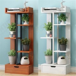 4 Layers Plant Stand Flower Pot Storage Rack Outdoor Indoor Garden Shelf Decorations Display Stand Bookshelf with Drawer 4 Layers Plant Stand Flower Pot Storage Rack Outdoor Indoor Garden Shelf Decorations Display Stand Bookshelf with Drawer
