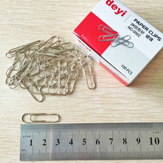 80Pcs Of 29mm Paper Clips Binder Clips Notes Classified Clips Mask Anti-strangle Artifact Stationery Supplies