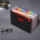 A4 24 Pockets Expanding Folder Accordion Multicolour Stand Expandable Portable Accordion File Business Office Stationery Supplies