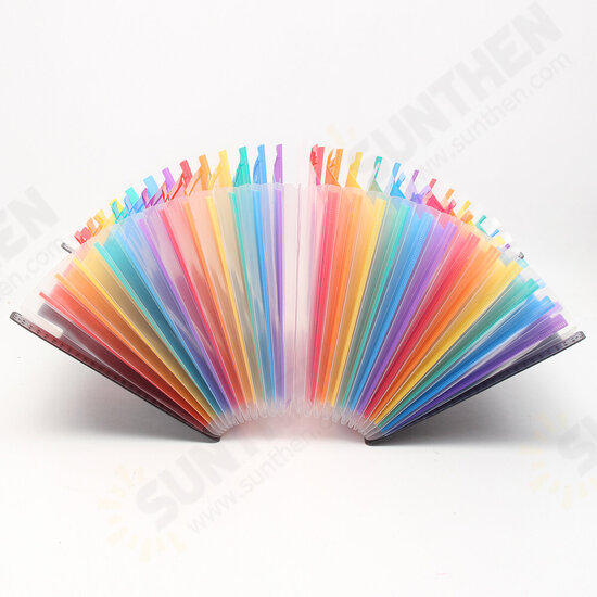 A4 24 Pockets Expanding Folder Accordion Multicolour Stand Expandable Portable Accordion File Business Office Stationery Supplies