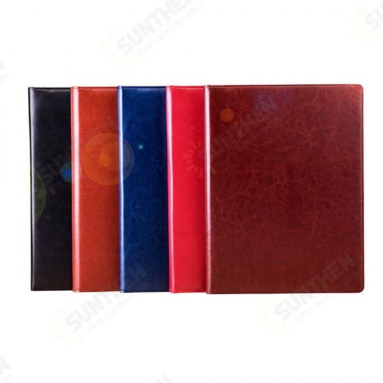 A4 PU Leather File Folder Business Office Folder Multifunction Portable School Office Supplies