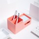 8907 Storage Box Multi-functional Desktop Pen Holder Student Stationery Organizer with Drawer Desk Accessories Office School Supplies