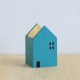 House Shape Wood Pen Holder Desk Organizer Storage Box Storage Case School Office Desk Accessories Stationery Supplies