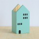 House Shape Wood Pen Holder Desk Organizer Storage Box Storage Case School Office Desk Accessories Stationery Supplies