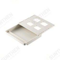 Self-adhesive Under-drawer Storage Box Pencil Tray Under Desk Stand Storage Organizer Box Stationery Office Supplies Self-adhesive Under-drawer Storage Box Pencil Tray Under Desk Stand Storage Organizer Box Stationery Office Supplies