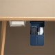 Self-adhesive Under-drawer Storage Box Pencil Tray Under Desk Stand Storage Organizer Box Stationery Office Supplies