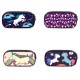 Unicorn Pencil Case Large Capacity Oxford Fabric Pen Box Stationery Cosmetic 4 Patterns Pen Holder For Student Children