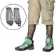 1 Pair Outdoor Mesh Anti Mosquito Foot Cover Insect Bite Pants Gloves Feet Protector Camping Hiking