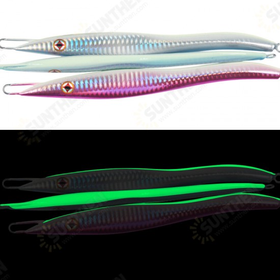 1 Pcs 21cm 250g Fishing Lures Luminous Artificial Hard Fishing Hooks Rotation Bait Fishing Tackle