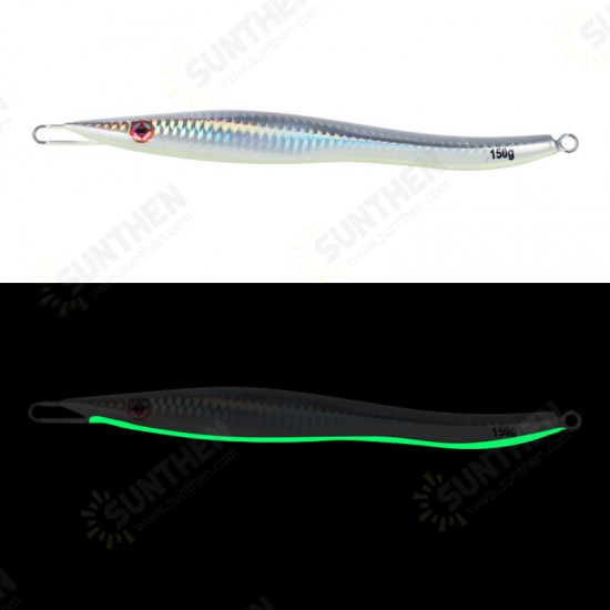 1 Pcs 21cm 250g Fishing Lures Luminous Artificial Hard Fishing Hooks Rotation Bait Fishing Tackle