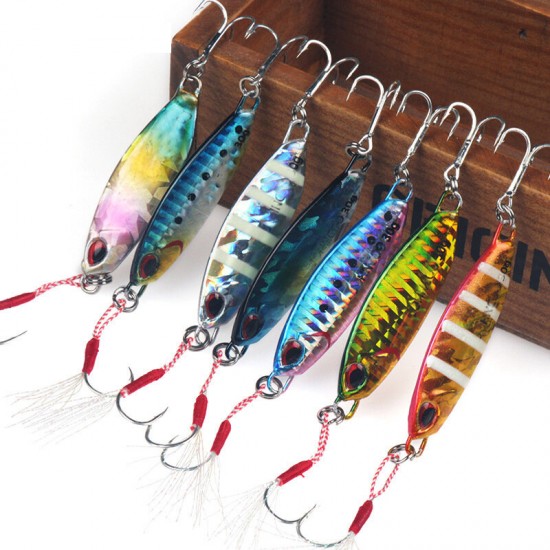 1 Pcs 5cm 30g Fishing Lures Spinners River Sea Lakes Hard Baits Artificial Fishing Tackle