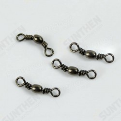 100pcs Brass Barrel Swivel Connector Fishing Swivel Pin Solid Rings 100pcs Brass Barrel Swivel Connector Fishing Swivel Pin Solid Rings