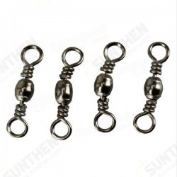 100pcs Brass Barrel Swivel Connector Fishing Swivel Pin Solid Rings 100pcs Brass Barrel Swivel Connector Fishing Swivel Pin Solid Rings