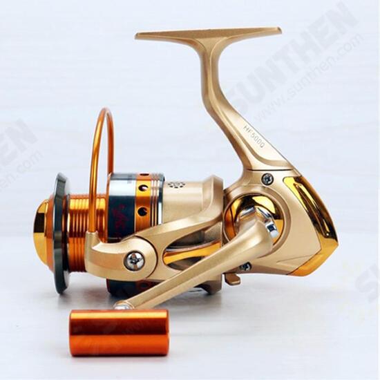 10BB 5.5:1 Gear Spinning Spool Fishing Reel Aluminum Salt Freshwater Right Left Interchangeable