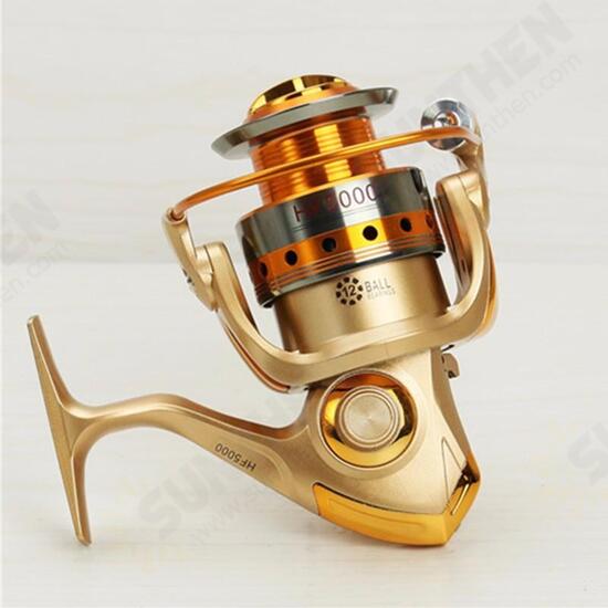 10BB 5.5:1 Gear Spinning Spool Fishing Reel Aluminum Salt Freshwater Right Left Interchangeable