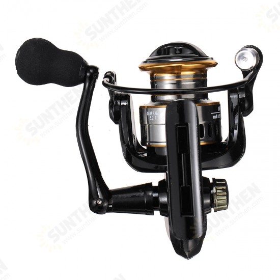 12+1BB 5.2:1 Fishing Reel HE500-7000 Drag 10kg Metal Spinning Reel Super Smooth Portable Long Casting Reels Fishing Reel