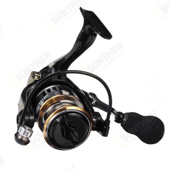 12+1BB 5.2:1 Fishing Reel HE500-7000 Drag 10kg Metal Spinning Reel Super Smooth Portable Long Casting Reels Fishing Reel