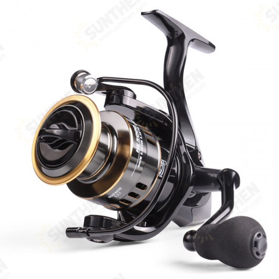 12+1BB 5.2:1 Fishing Reel HE500-7000 Drag 10kg Metal Spinning Reel Super Smooth Portable Long Casting Reels Fishing Reel