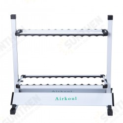 12/24 Aluminum Alloy Fishing Rod Rack Pole Holder Portable Storage Stand Fishing Tool 12/24 Aluminum Alloy Fishing Rod Rack Pole Holder Portable Storage Stand Fishing Tool