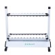 12/24 Aluminum Alloy Fishing Rod Rack Pole Holder Portable Storage Stand Fishing Tool