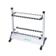 12/24 Aluminum Alloy Fishing Rod Rack Pole Holder Portable Storage Stand Fishing Tool