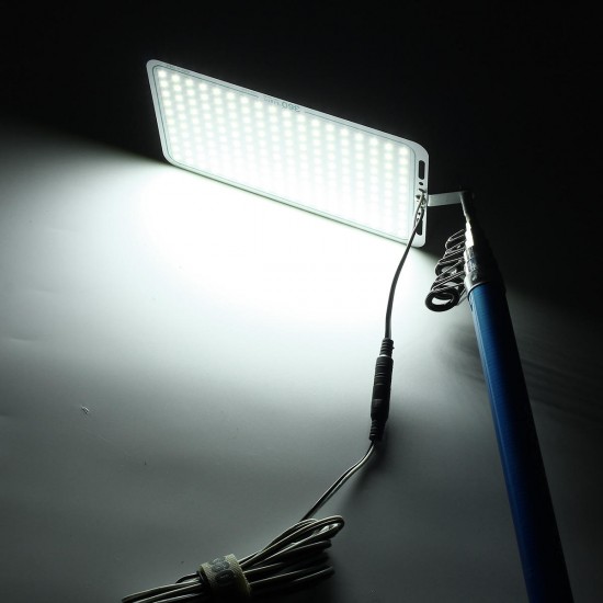 12V 500W Telescopic LED Fishing Rod Lamp Car Light Remote Controller Outdoor Camping Lantern