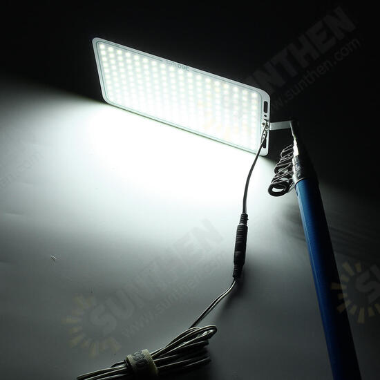 12V 500W Telescopic LED Fishing Rod Lamp Car Light Remote Controller Outdoor Camping Lantern