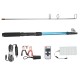 12V 500W Telescopic LED Fishing Rod Lamp Car Light Remote Controller Outdoor Camping Lantern