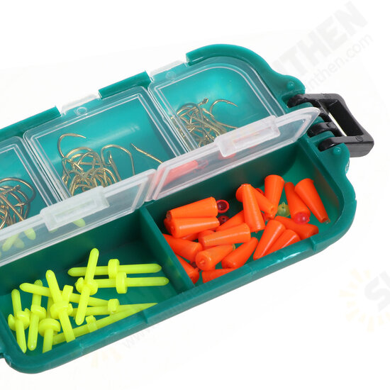 157 Pcs Fishing Tools Set Combination Lead Bite Metal Hook Fishing Tackle