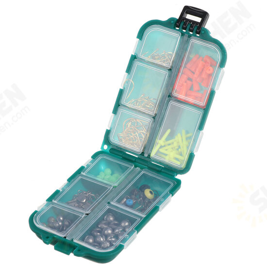 157 Pcs Fishing Tools Set Combination Lead Bite Metal Hook Fishing Tackle 157 Pcs Fishing Tools Set Combination Lead Bite Metal Hook Fishing Tackle