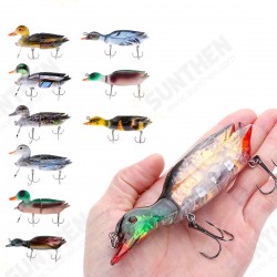 1PC 5'' 13CM 59g 3D Duck Artificial Fishing Lure With Hooks Hard Baits Minnow Topwater Wobbler Fishing Tackle 1PC 5'' 13CM 59g 3D Duck Artificial Fishing Lure With Hooks Hard Baits Minnow Topwater Wobbler Fishing Tackle