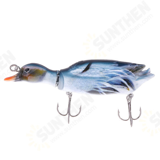 1PC 5'' 13CM 59g 3D Duck Artificial Fishing Lure With Hooks Hard Baits Minnow Topwater Wobbler Fishing Tackle