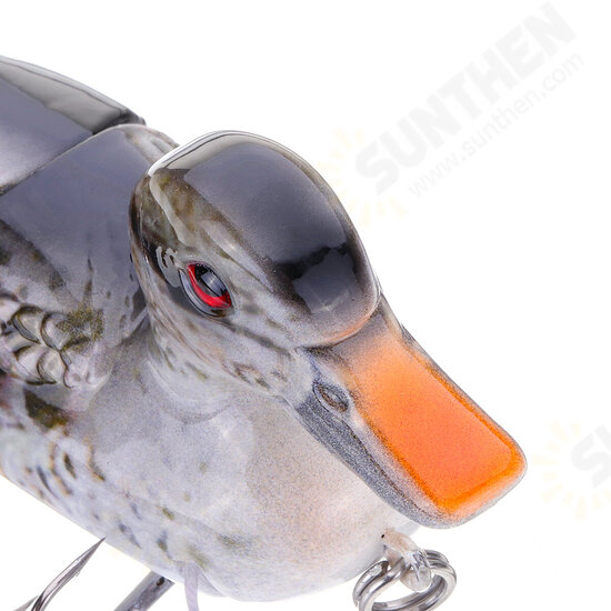 1PC 6'' 15CM 140g 3D Duck Fishing Lure With Hooks Crankbait Jointed Hard Baits Minnow Topwater Wobbler Fishing Tackle