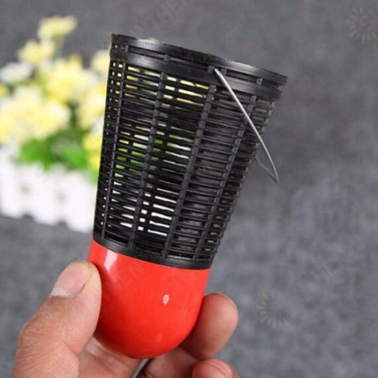 1PCS Badminton Play Nest Device Fishing Tackle Accessories Bait Thrower Fishing Cage Pesca