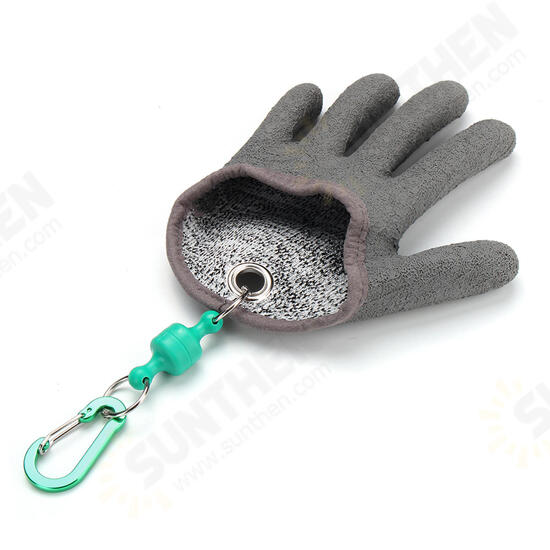 1pc M/L/XL Grey Left Cut Resistant Fishing Glove Protective Safety Gloves Knife Slash Proof Gloves