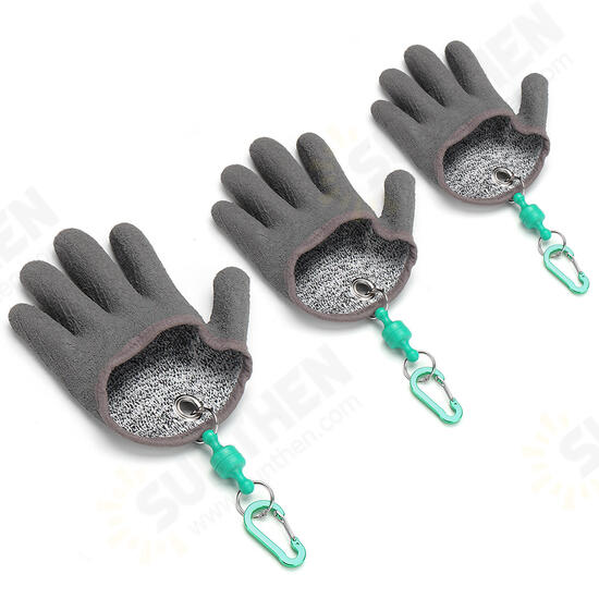 1pc M/L/XL Grey Left Cut Resistant Fishing Glove Protective Safety Gloves Knife Slash Proof Gloves