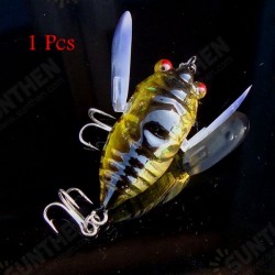 1pcs Cicada Minnow Fishing Lure Hard Tackle Bait Fishing Hook Bass Crankbaits Hook 1pcs Cicada Minnow Fishing Lure Hard Tackle Bait Fishing Hook Bass Crankbaits Hook