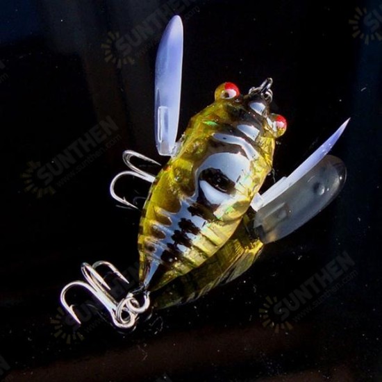 1pcs Cicada Minnow Fishing Lure Hard Tackle Bait Fishing Hook Bass Crankbaits Hook 1pcs Cicada Minnow Fishing Lure Hard Tackle Bait Fishing Hook Bass Crankbaits Hook