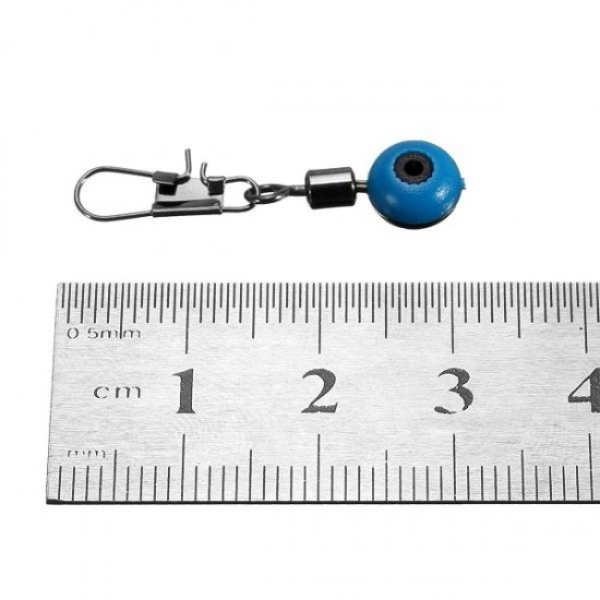 20Pcs Fishing Barrel Swivel Solid Ring Interlock Snap Pin Connector Accessories