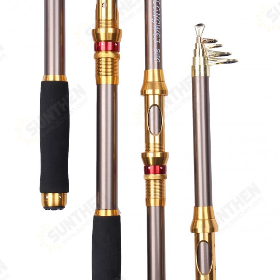 2.1/2.4/2.7/3.0/3.6M Telescopic Fishing Rod Ultra-light and Sturdy Long-distance Casting Rod Outdoor Fishing Tools